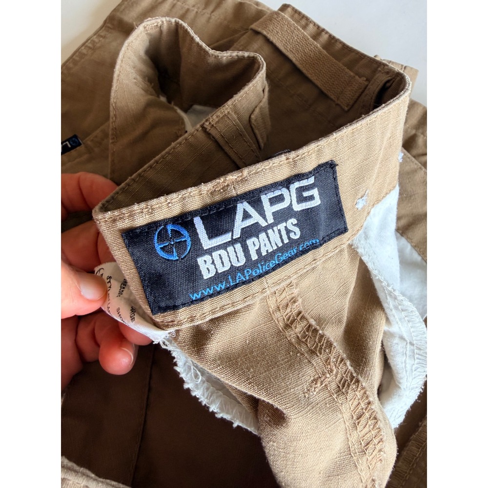Mens Tactical Cargo Pants Bundle 5.11 Tactical & LAPG BDU Khaki Brown Size Large - Picture 8 of 16